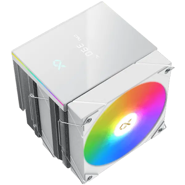 AK6 Dual Digital Arctic (WH, ARGB & Digital LED Panel Top Cover, 2PCS ARGB PWM Fan, Intel Backplate, Mini ARGB LED Controller) - image 2