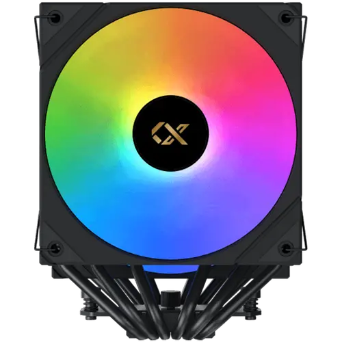 AK6 Dual Digital (Black, ARGB & Digital LED Panel Top Cover, 2PCS ARGB PWM Fan, Intel Backplate, Mini ARGB LED Controller) - image 1