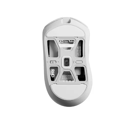 Pulsar професионална геймърска мишка Wireless Gaming Mouse X3 Size1 White - 1K (8K compatible) - image 1