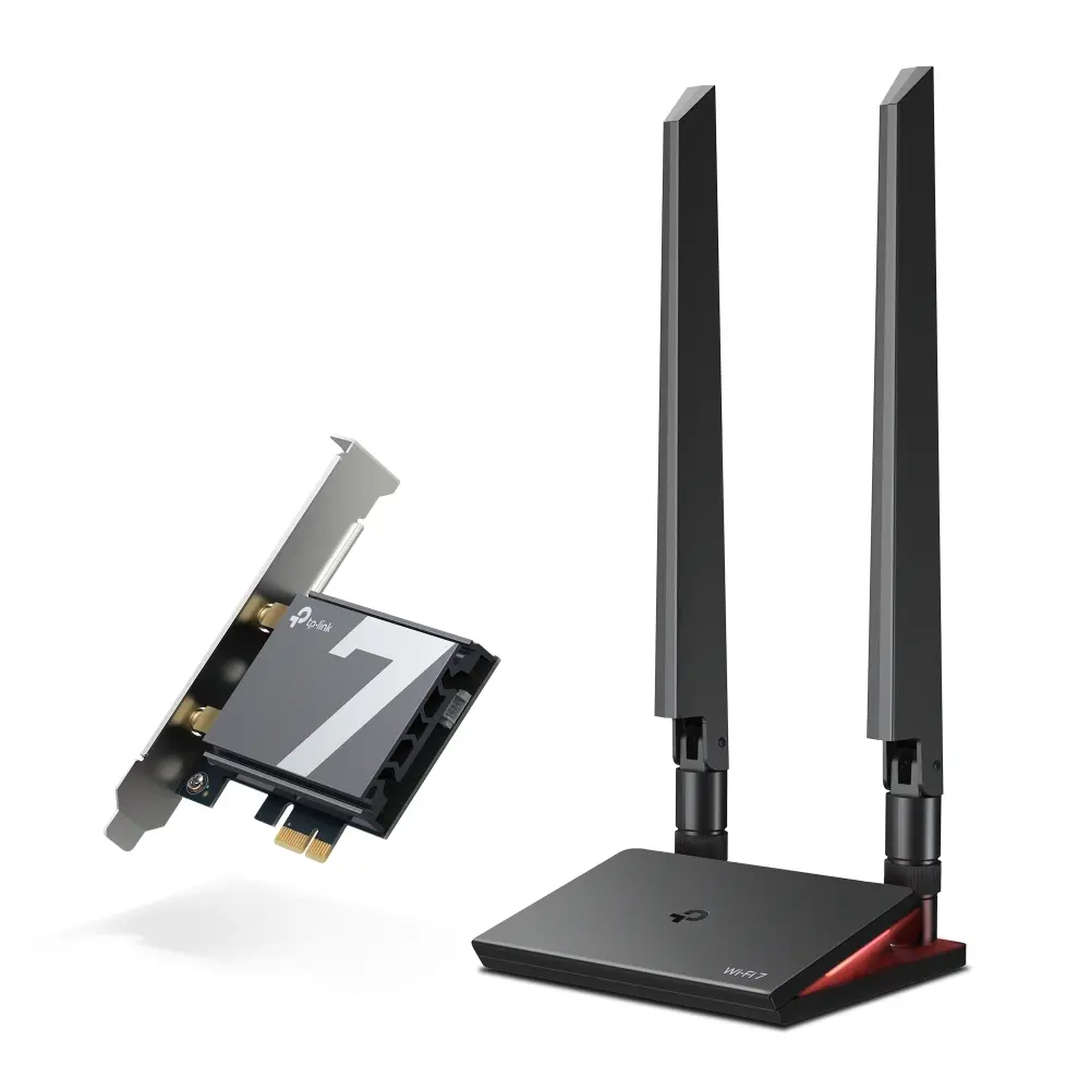 Безжичен адаптер TP-LINK Archer TBE550E, BE9300, Wi-Fi 7,Bluetooth 5.4, PCI Exp.