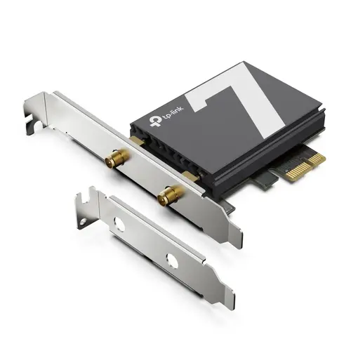 Безжичен адаптер TP-LINK Archer TBE550E, BE9300, Wi-Fi 7,Bluetooth 5.4, PCI Exp. - image 1