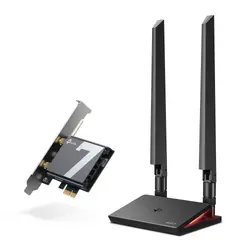 Безжичен адаптер TP-LINK Archer TBE550E, BE9300, Wi-Fi 7,Bluetooth 5.4, PCI Exp.