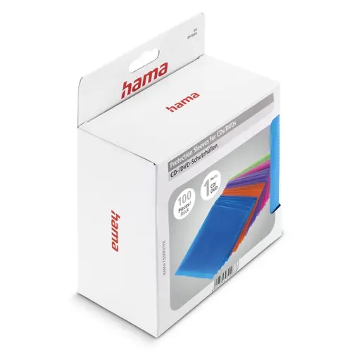 HAMA Предпазни пликове за CD/DVD, 100 бр, цветни - image 2