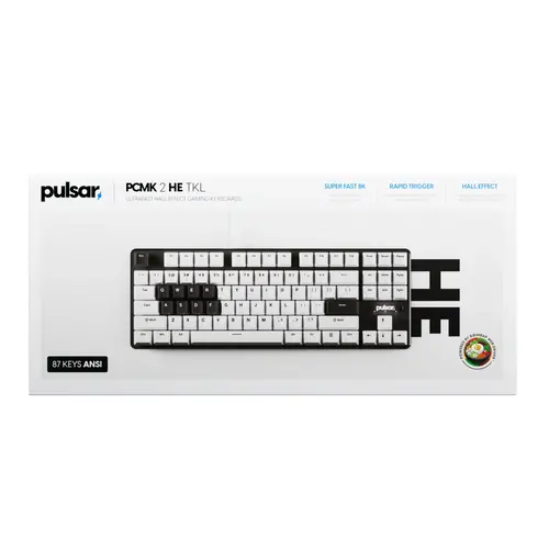 Pulsar професионална геймърска механична клавиатура Professional Gaming Mechanical Keyboard PCMK 2 HE TKL ANSI White - 8K, Gateron Magnetic Switches [Linear] - image 13