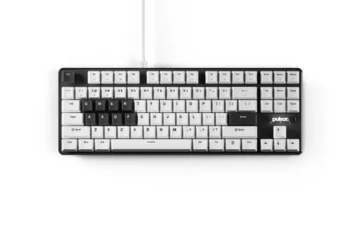 Pulsar професионална геймърска механична клавиатура Professional Gaming Mechanical Keyboard PCMK 2 HE TKL ANSI White - 8K, Gateron Magnetic Switches [Linear] - image 1
