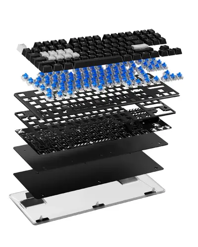 Pulsar професионална геймърска механична клавиатура Professional Gaming Mechanical Keyboard PCMK 2 HE TKL ANSI Black - 8K, Gateron Magnetic Switches [Linear] - image 5