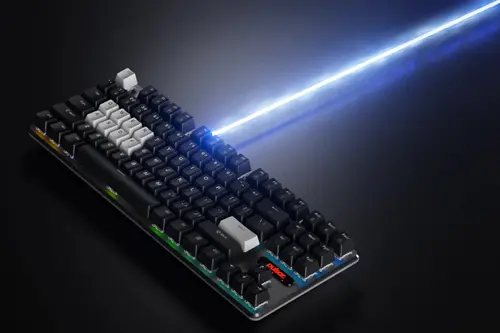 Pulsar професионална геймърска механична клавиатура Professional Gaming Mechanical Keyboard PCMK 2 HE TKL ANSI Black - 8K, Gateron Magnetic Switches [Linear] - image 6