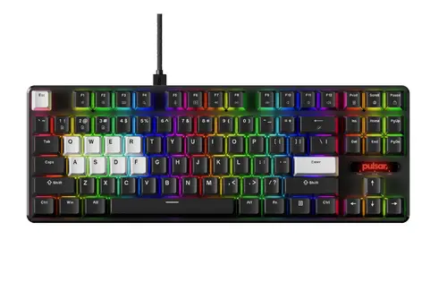 Pulsar професионална геймърска механична клавиатура Professional Gaming Mechanical Keyboard PCMK 2 HE TKL ANSI Black - 8K, Gateron Magnetic Switches [Linear]