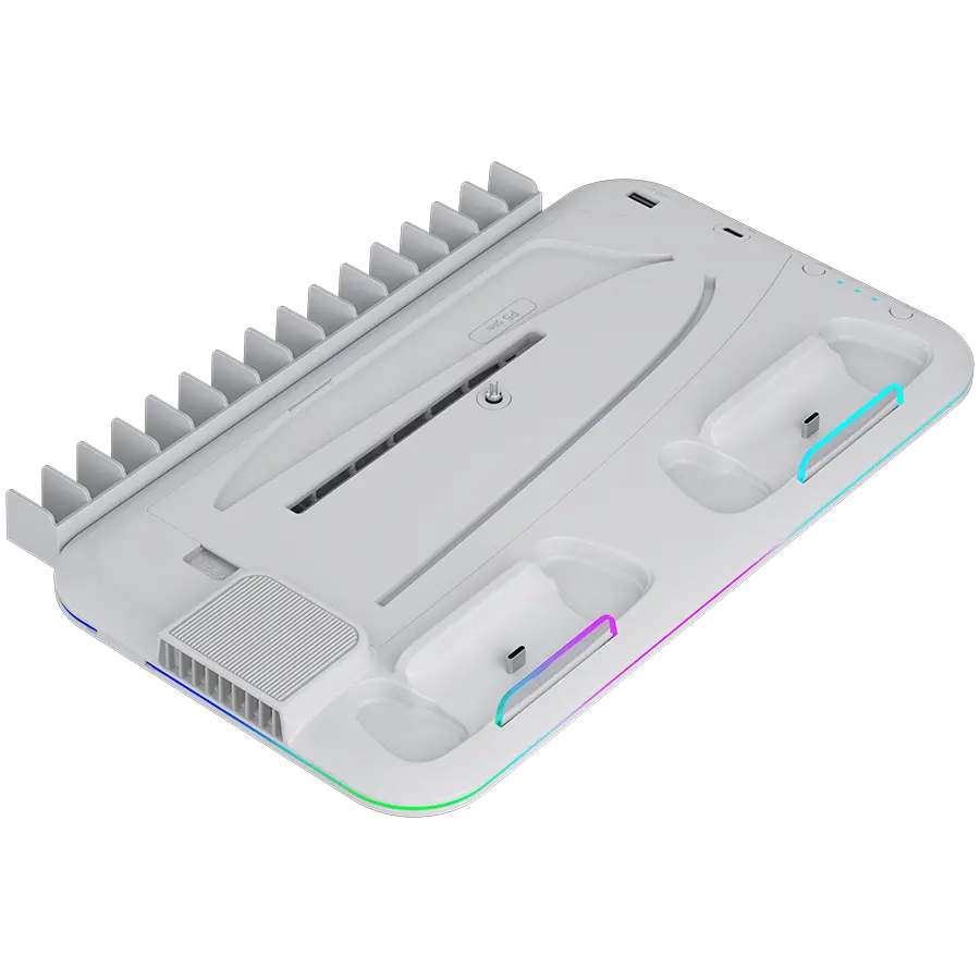 CANYON cooling stand CS-51 RGB PS5 Slim/DE Charge White