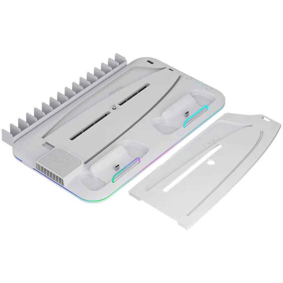 CANYON cooling stand CS-51 RGB PS5 Slim/DE Charge White - image 1