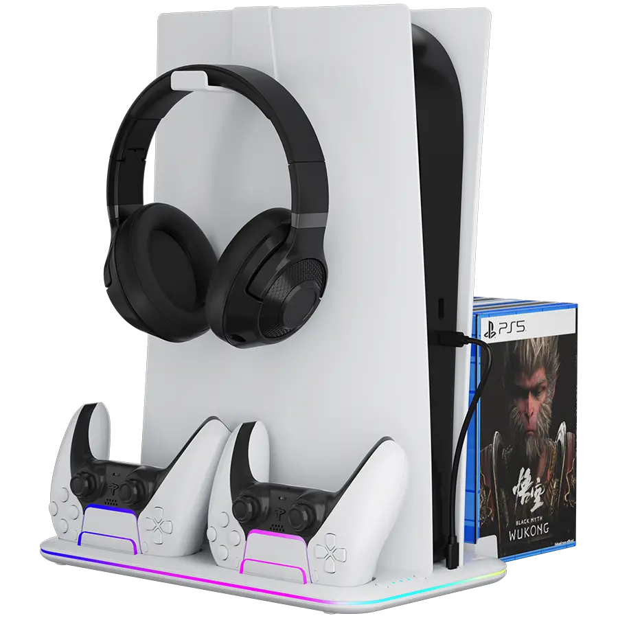 CANYON cooling stand CS-51 RGB PS5 Slim/DE Charge White - image 3