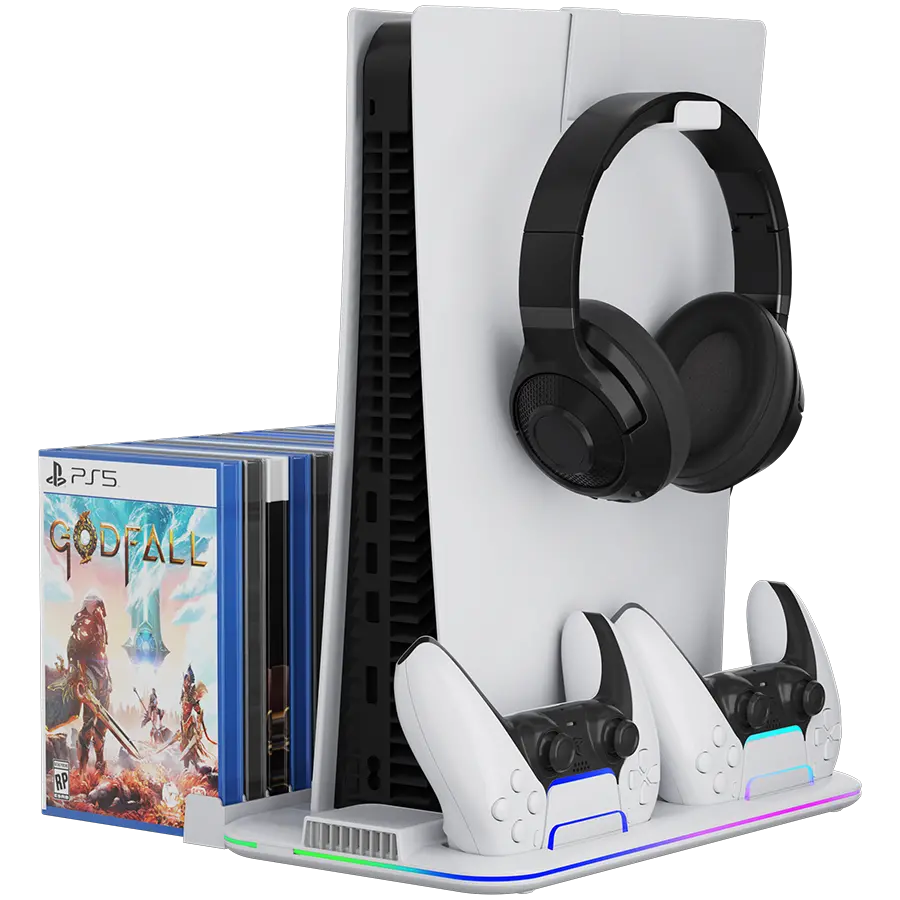 CANYON cooling stand CS-51 RGB PS5 Slim/DE Charge White - image 4