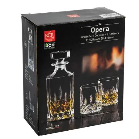 Сет за уиски - бутилка + 2 чаши Opera - image 4