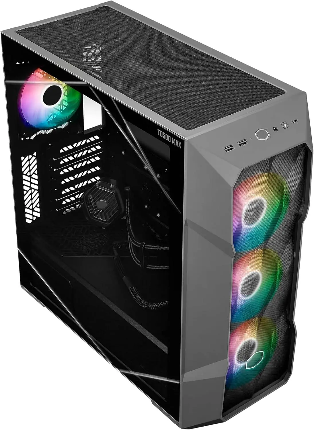 Кутия Cooler Master TD500 Max + 850W Gold, 360 AIO Cooler - image 2