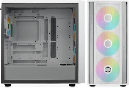 Кутия CoolerMaster MasterBox 600 - White ARGB - image 2