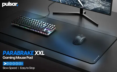 Pulsar професионален геймърски пад за мишка Gaming Mousepad ParaBrake V2 Mouse Pad XXL Black - 900 x 400 mm - image 7