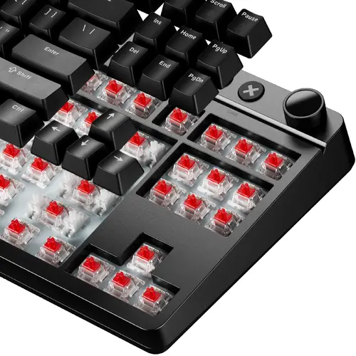Pulsar професионална геймърска механична клавиатура Professional Gaming Mechanical Keyboard Xboard MS TKL ANSI Black - 8K, Cherry MX2A [Linear], RGB - image 11