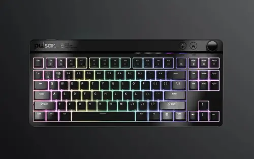 Pulsar професионална геймърска механична клавиатура Professional Gaming Mechanical Keyboard Xboard MS TKL ANSI Black - 8K, Cherry MX2A [Linear], RGB - image 4