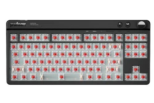 Pulsar професионална геймърска механична клавиатура Professional Gaming Mechanical Keyboard Xboard MS TKL ANSI Black - 8K, Cherry MX2A [Linear], RGB - image 6