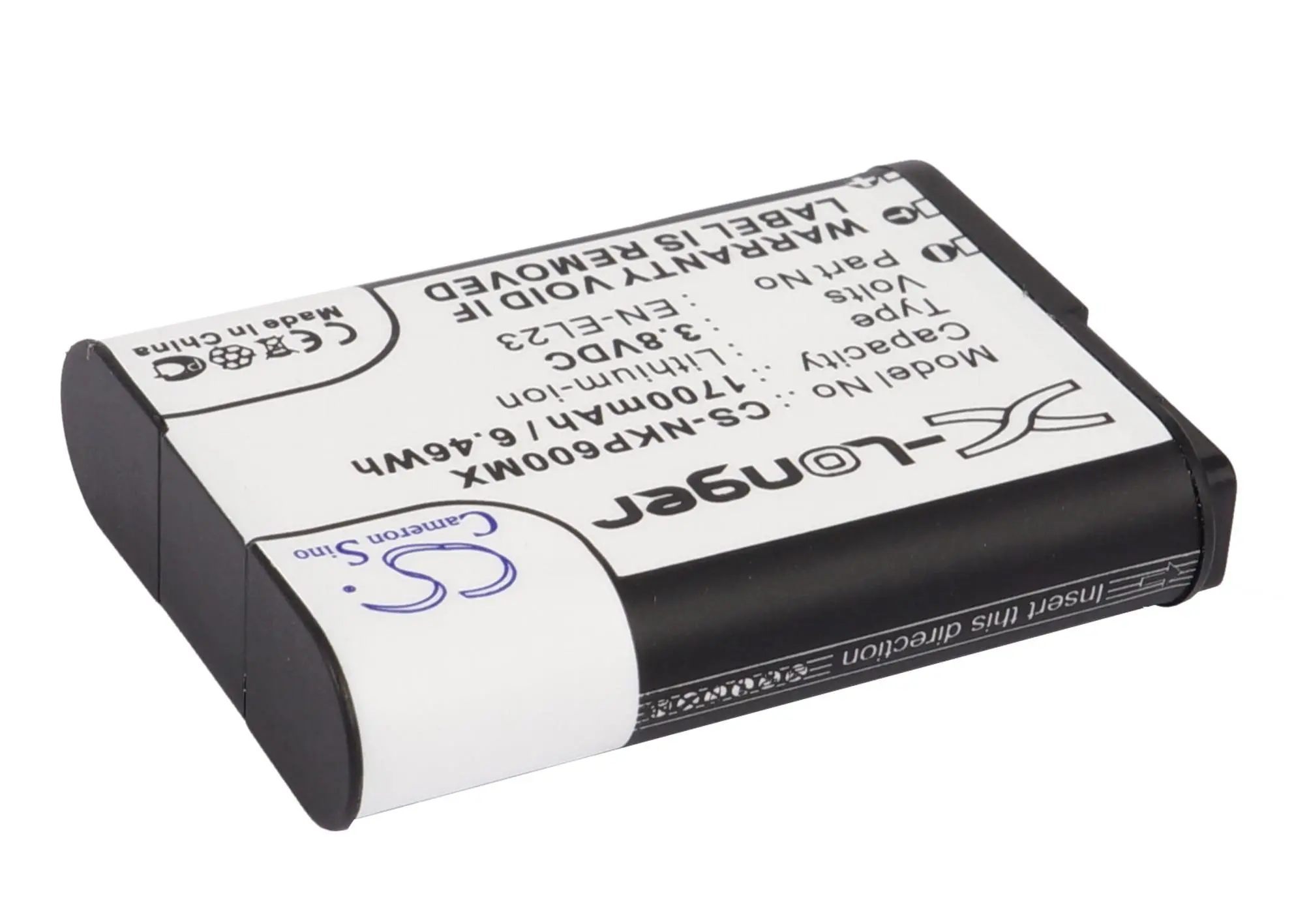 Батерия за апарат NIKON EN-E23 Coolpix P600; P900 LiIon 3,8V 1700mAh Cameron Sino - image 1
