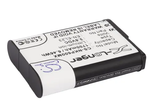 Μπαταρία για κάμερα NIKON EN-E23 Coolpix P600; P900 LiIon 3,8V 1700mAh Cameron Sino - 2