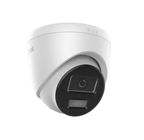 Камера, Hi-Look 2 MP Smart Hybrid Light MD 2.0 Fixed Turret Network Camera, 2.8mm, F1.6, IR,White Light up to 30m, H.265+, IP67, Digital WDR, 3D DNR, Built-in Microphone, 12Vdc/PoE 6.5W - image 2