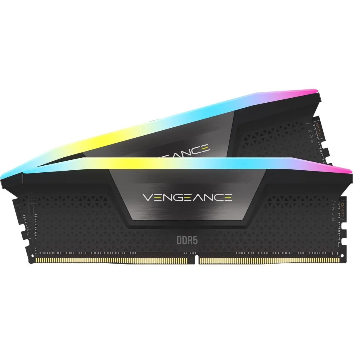 CORSAIR VENGEANCE RGB DDR5 32GB (2 x 16GB) DDR5 6400 CL36-48-48-104 1.35V XMP & EXPO - Grey - image 1