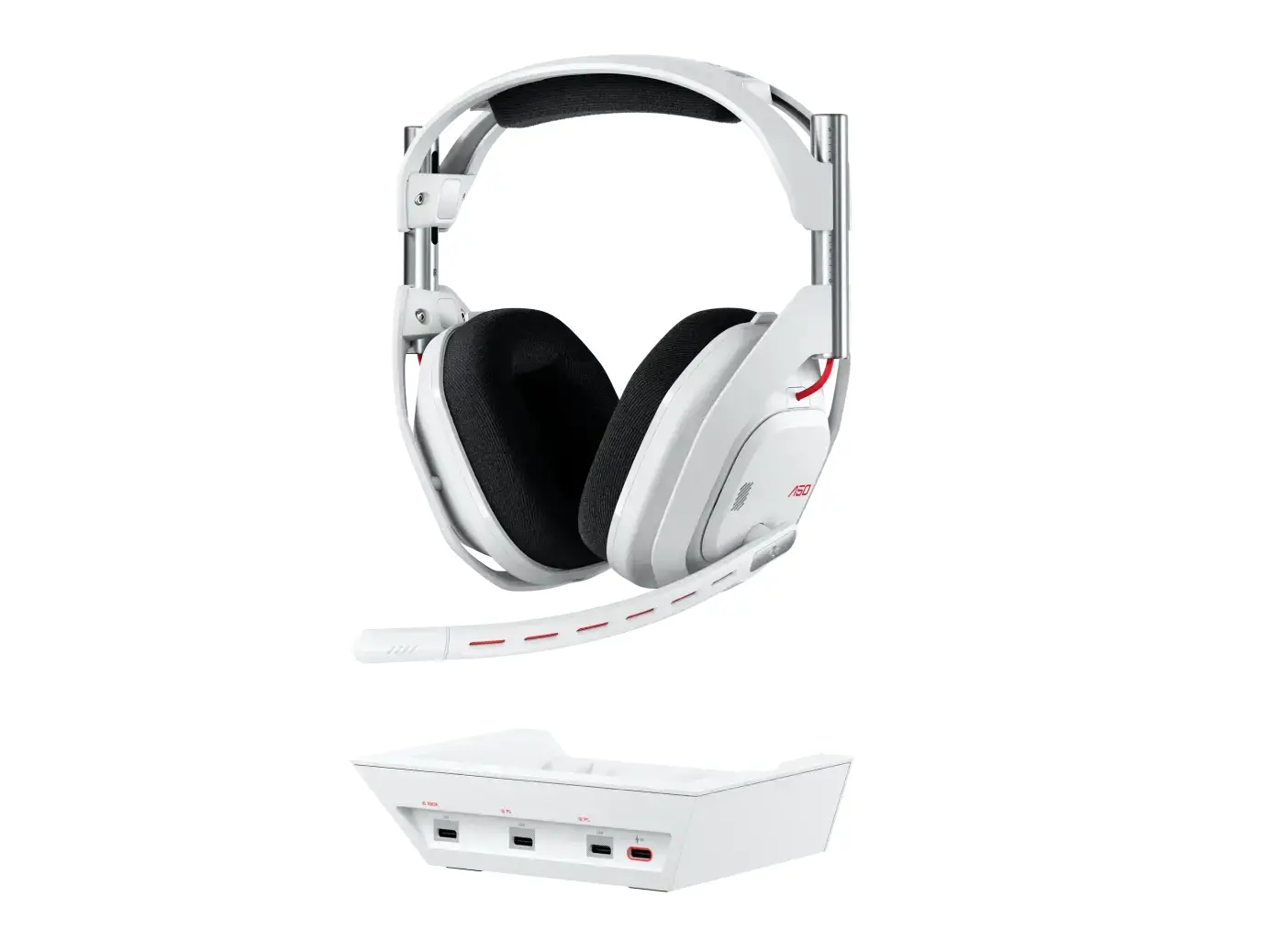 Logitech Astro A50 Lightspeed безжични слушалки с докинг станция, Бели - image 5