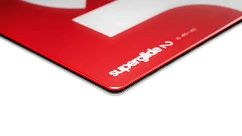 Superglide професионален стъклен геймърски пад за мишка Gaming Glass Mousepad Superglide Pad v2 XL Red - 490 x 420 mm - image 5
