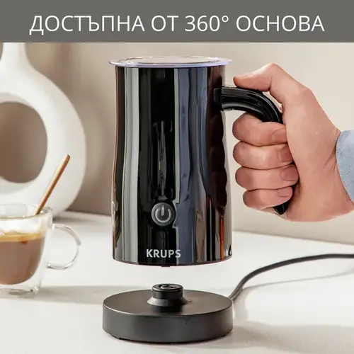 Уред за разпенване на мляко, Krups XL100810 Milk Ftother Black - image 7