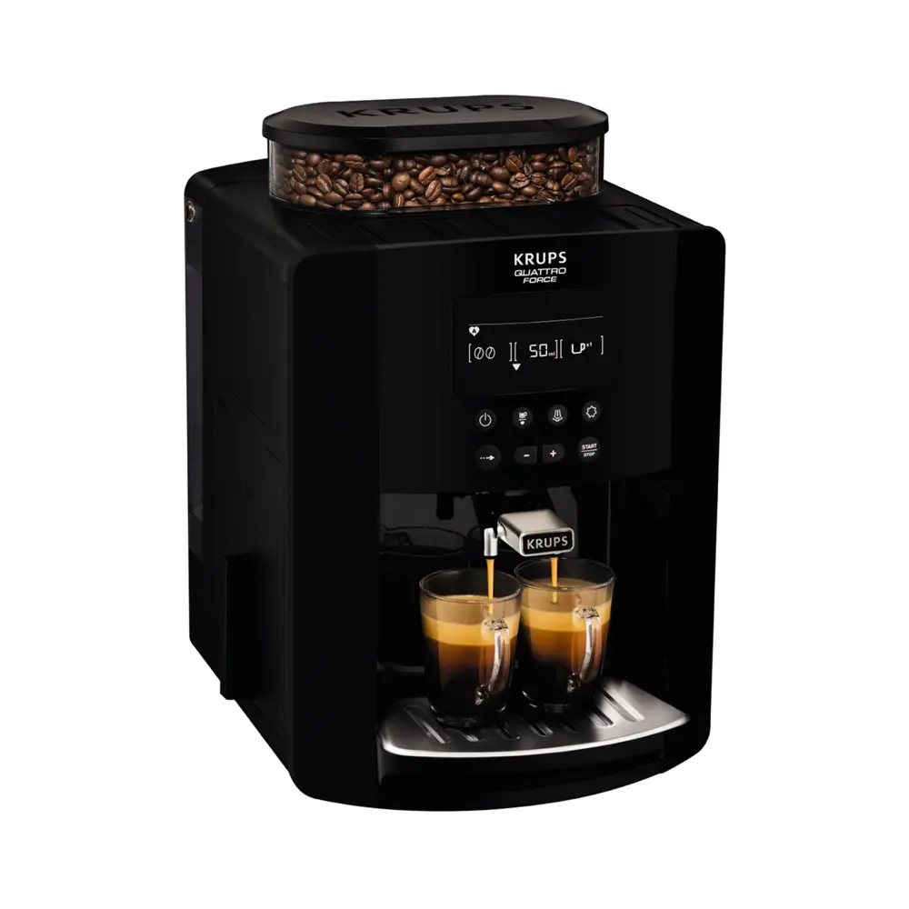 Кафемашина, Krups EA817010, Espresso Automat Arabica, espresso machine, 1450W, 15 bar, 1.7l, Black - image 4