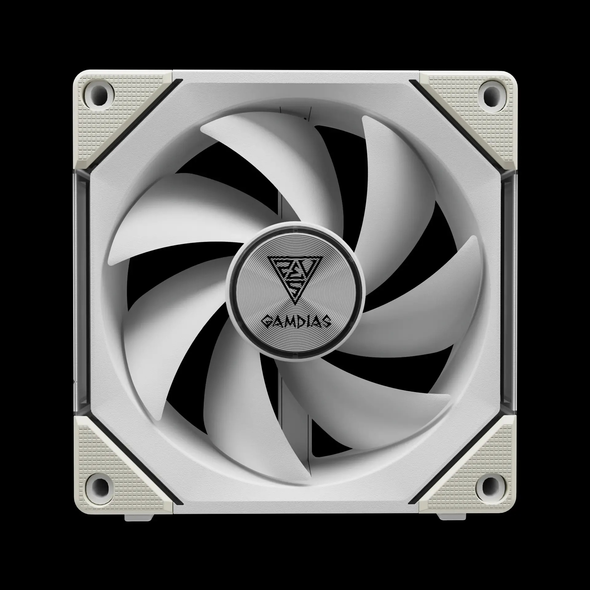 Gamdias Комплект вентилатори Fan Pack 3-in-1 3x120mm - AEOLUS P2-1203 White, Swappable Fan Blades (Reverse Fan Blades Included), Daisy-Chain, Infinity Mirror - image 8