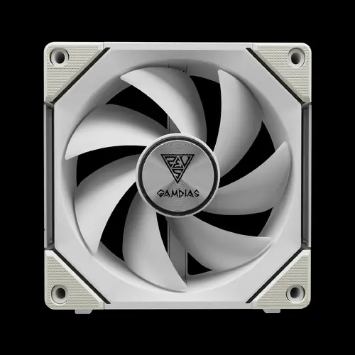 Gamdias Комплект вентилатори Fan Pack 3-in-1 3x120mm - AEOLUS P2-1203 White, Swappable Fan Blades (Reverse Fan Blades Included), Daisy-Chain, Infinity Mirror - image 8