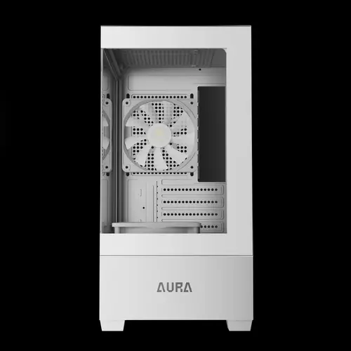 Gamdias кутия Case mATX - AURA GC9M White - 3 x 120 mm A-RGB, Tempered Glass - image 5