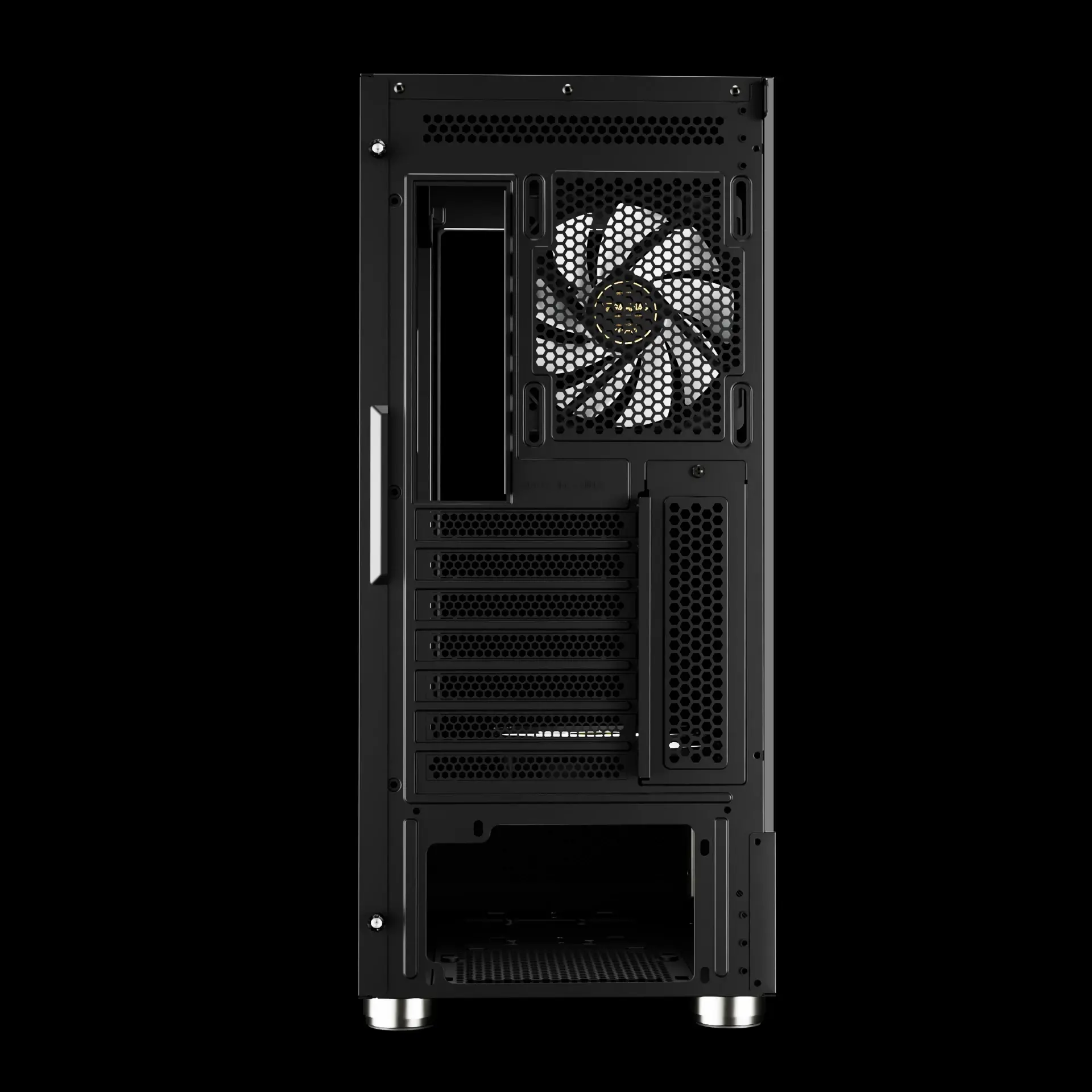 Gamdias кутия Case ATX - ATLAS E1 - 3 x 120 mm A-RGB, Digital Display, Tempered Glass - image 6