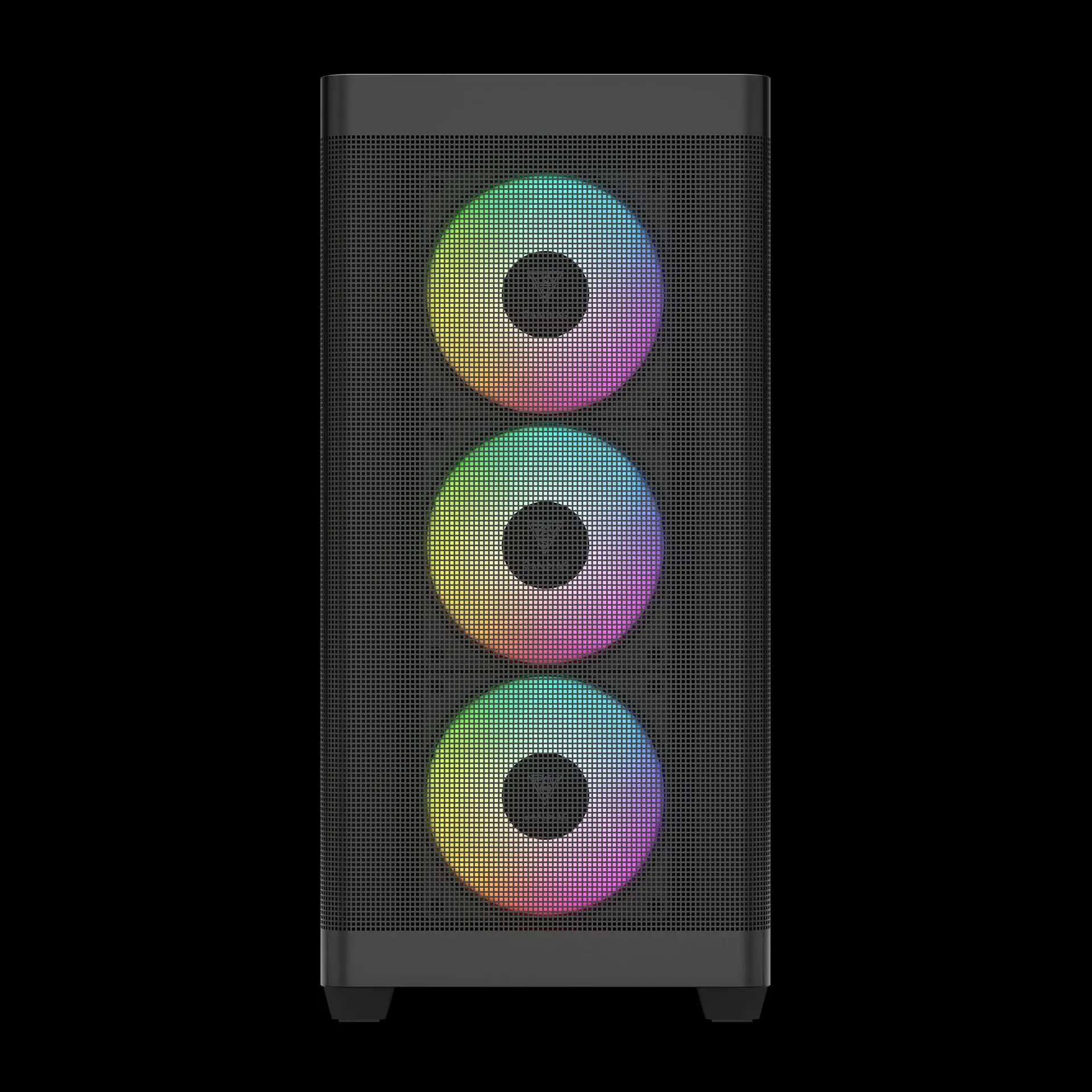 Gamdias кутия Case E-ATX - ATHENA M3 Black - USB-C, 4 x 120 mm A-RGB, Mesh, Tempered Glass - image 3