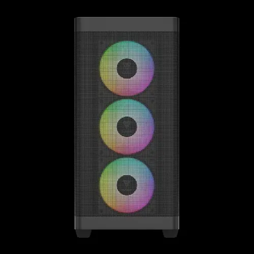 Gamdias кутия Case E-ATX - ATHENA M3 Black - USB-C, 4 x 120 mm A-RGB, Mesh, Tempered Glass - image 3