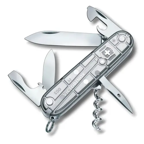 Швейцарски джобен нож Victorinox Spartan, бял прозрачен, блистер