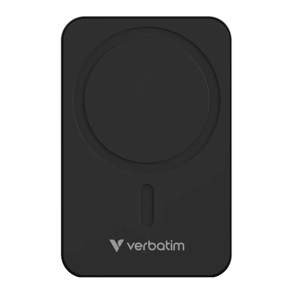 Външна батерия, Verbatim Charge 'n' Go Essentials Power Bank Magnetic Wireless 20000mAh Black - image 1