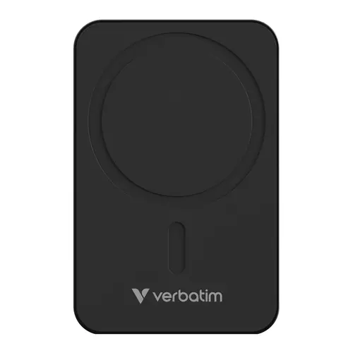 Външна батерия, Verbatim Charge 'n' Go Essentials Power Bank Magnetic Wireless 20000mAh Black - image 1