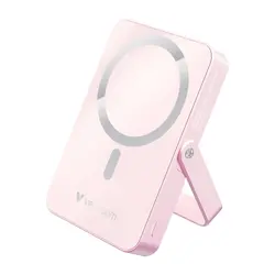 Външна батерия, Verbatim Charge 'n' Go Power Bank with Stand Magnetic Wireless 10000mAh Pink
