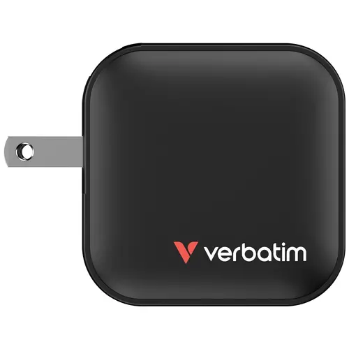 Зарядно устройство, Verbatim Mini GaN Charger 70W 3 Port US plug with EU and UK adaptors - image 4