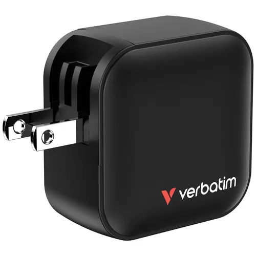 Зарядно устройство, Verbatim Mini GaN Charger 70W 3 Port US plug with EU and UK adaptors - image 7