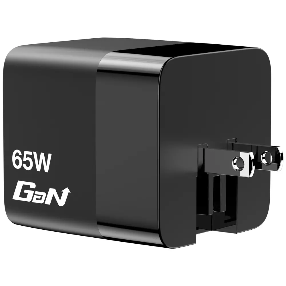 Зарядно устройство, Verbatim Mini GaN Charger 65W 2 Port retractable cable display US plugs with EU and UK adaptors - image 7