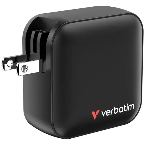 Зарядно устройство, Verbatim Mini GaN Charger 100W 4 Port US plug with EU and UK adaptors - image 5