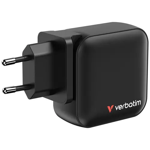 Зарядно устройство, Verbatim Mini GaN Charger 100W 4 Port US plug with EU and UK adaptors - image 9