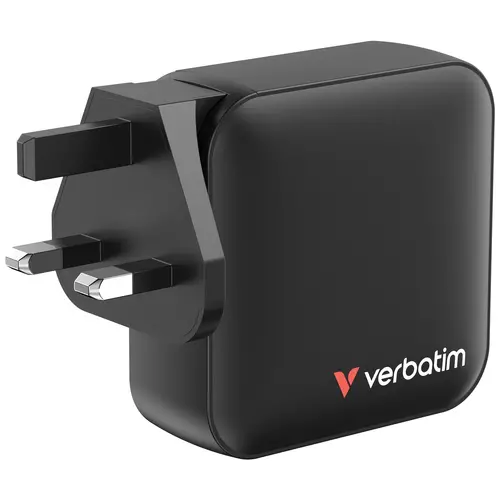 Зарядно устройство, Verbatim Mini GaN Charger 165W 4 Port US plug with EU and UK adaptors - image 3