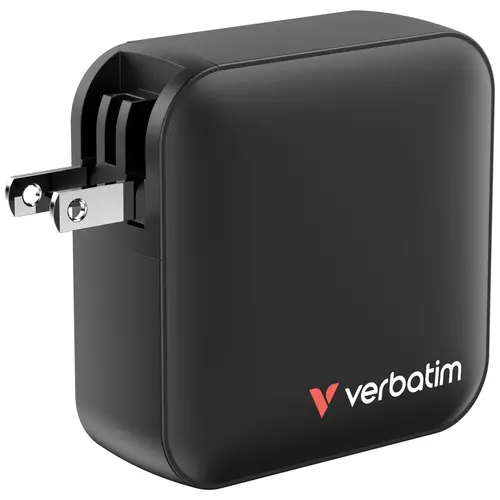 Зарядно устройство, Verbatim Mini GaN Charger 165W 4 Port US plug with EU and UK adaptors - image 4