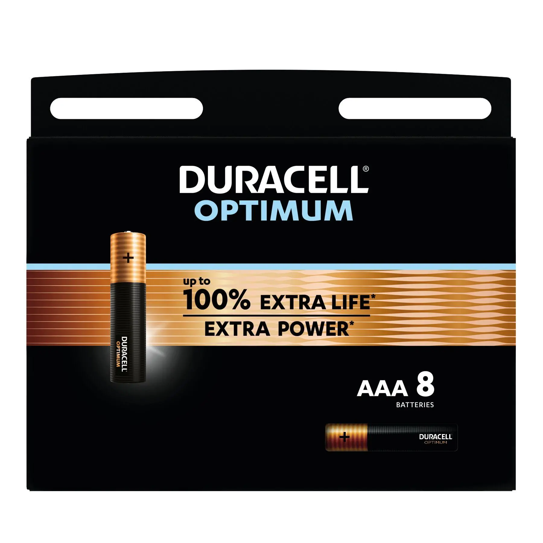 Алкална батерия DURACELL OPTIMUM MX2400 LR03 AAA /8 бр. в блистер/ 1.5V