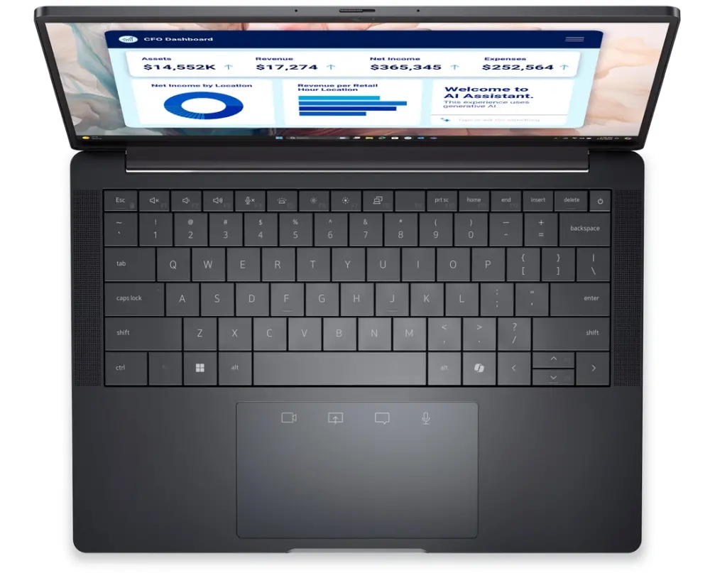 Лаптоп, Dell Pro 13 Premium PA13250, Intel Ultra 5 236V (40 TOPS NPU, 8cores, up to 4.7 GHz), 13.3" FHD+(1920x1200) WVA 400nits AG, 16 GB: LPDDR5x, 8533 MT/s (onboard), 512 GB SSD PCIe M.2, Intel Arc, 8MP HDR+IR Cams and Mic, Wi-Fi 7, FPR, Backlit Kb, Win 11 Pro - image 3